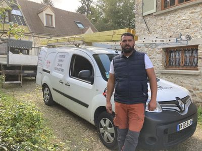 Kevin Paumard, couvreur à Gif-sur-Yvette
