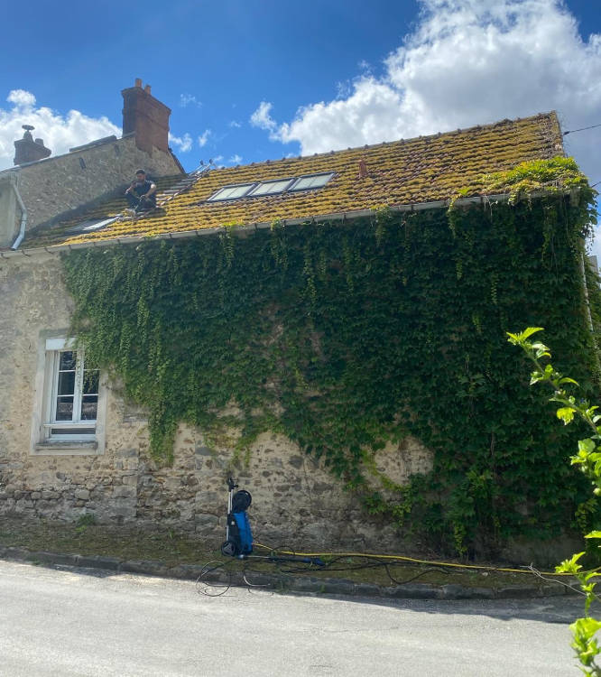 Démoussage de toiture à Gif-sur-Yvette (91)